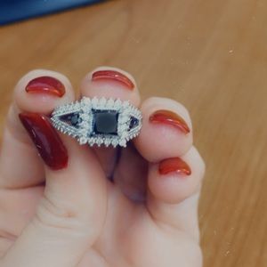 Size 5.75 Diamond Ring Engagement/Wedding Set. 1.78 kt
